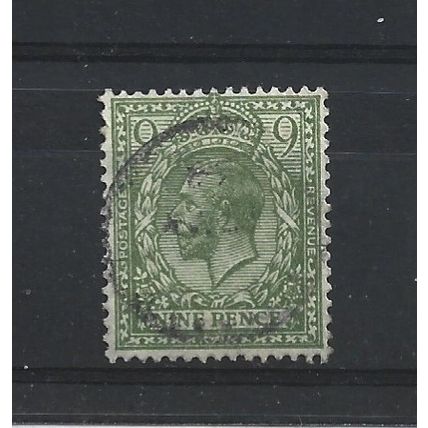 GB.SG427 9d Olive-Green.Fine Used.Jun25b