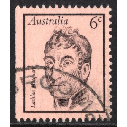 AUSTRALIA 1970: FAMOUS AUSTRALIANS - 6c LACHLAN MACQUARIE USED (G8)
