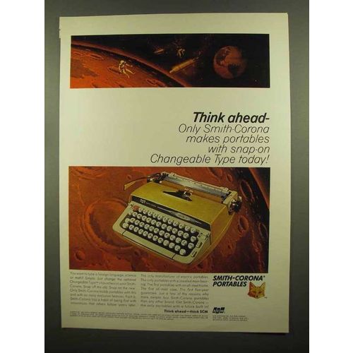 1965 Smith-Corona Typewriter Ad - Changeable Type
