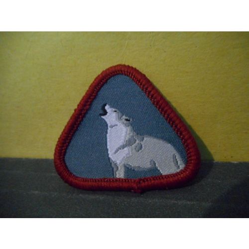 Boy Scouts Merit Badge Wolf (Grey)