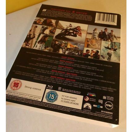 Mission Impossible 5 Movie Collection SLIPCOVER ONLY(Discs NOT included)Box S&H