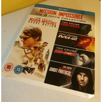 Mission Impossible 5 Movie Collection SLIPCOVER ONLY(Discs NOT included)Box S&H