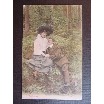 Trichromatic by J Welch, Promise Me Novelty Vintage Postcard