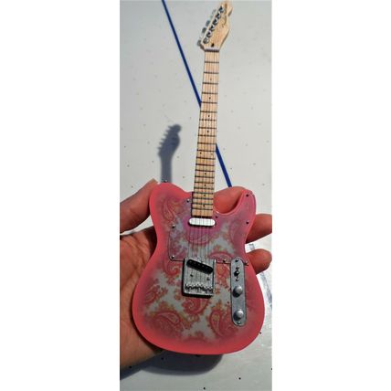Fender Pink Paisley Telecaster 1:4 Scale Replica Guitar ~Axe Heaven~
