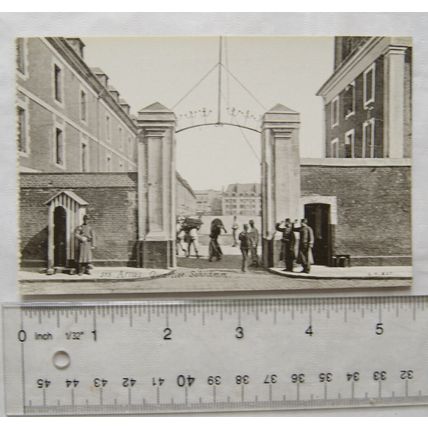 vintage Postcard Arras Quartier Schramm