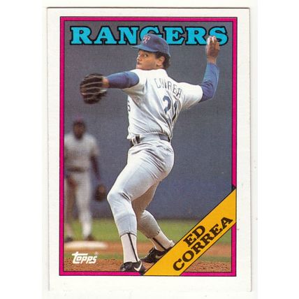 1988 Topps baseball card 227 Ed Correa