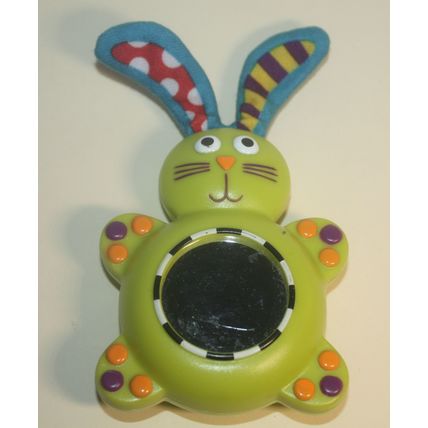 2001 Burger King Sassy Under 3 Toy Rabbit Mirror