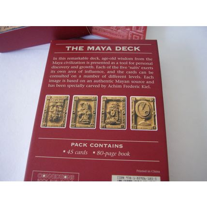 The Maya Deck Dr Ronald L Bonewitz ISBN 978-1-85906-185-5 NEW UNUSED