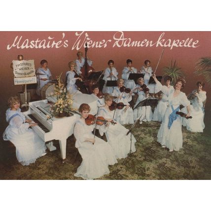 Mastaire's Wiener Damenkapelle Austrian Angels Ladies Band Postcard