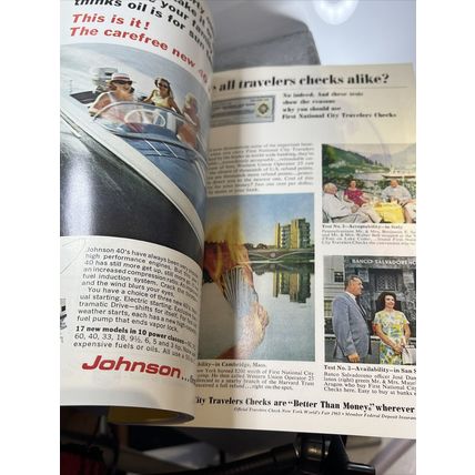 National Geographic Magazine February 1965 Nuclear Age - Vintage Collectable