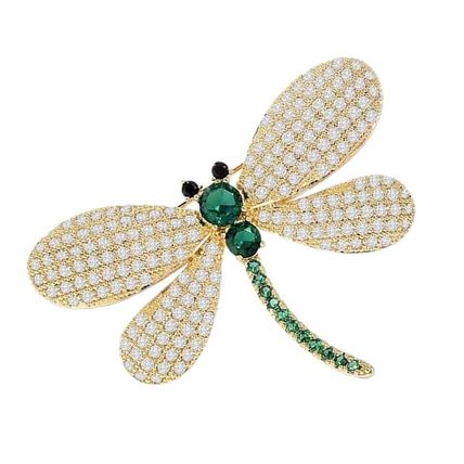 Dragonfly Brooch Pin Decorative Jewelry Pin for Women Suit Birthday... UK SELLER