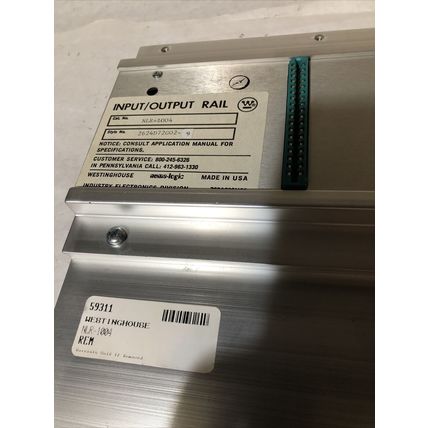 WESTINGHOUSE NLR-1004 NSPP NLR1004 ,624D72G02-8 INPUT OUTPUT RAIL,BV