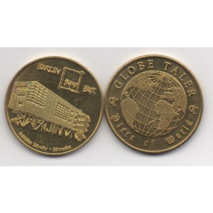 Monnaie de Paris Globe Taler 1997/1998 Infobox Berlin PAS Fernsehturm