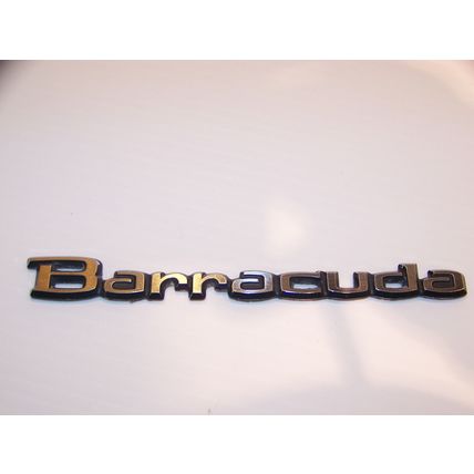 1970 71 72 73 74 PLYMOUTH BARRACUDA EMBLEM #3506416 OEM MOPAR E BODY