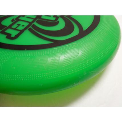 Green JA-RU Rad Flyer Gripper Frisbee 180 Grams Competition Disc 10.25" Wide
