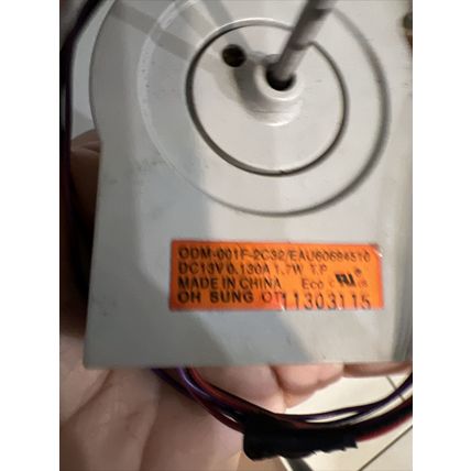 EAU61524007 Refrigerator Evaporator Fan Motor for Samsung EAU60694510, AP5950081