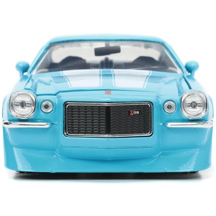 1971 Chevrolet Camaro Z/28 Light Blue with White Stripes "Bigtime Muscle" Ser...