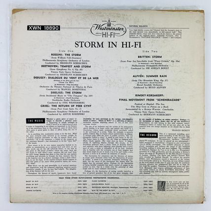Various – Storm In Hi-Fi Vinyl LP Record Album XWN-18890