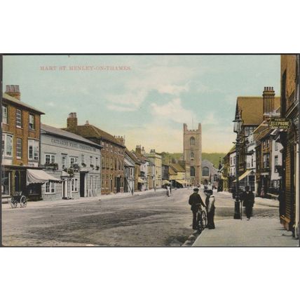 Hart Street, Henley-on-Thames, Oxfordshire, c.1905-10 - Minster Series Postcard