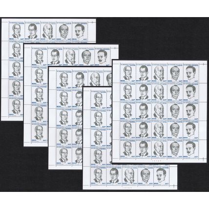 Mexico Mexican Scientists 5 Sheets 1985 MNH SG#1750-1754 Sc#1393-1397