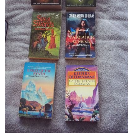 DOUGLAS Carole Nelson 4 PBs Exiles of the Rynth Keepers Edanvant Vampire Sunrise