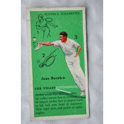 1936 Players Tennis No. 40 Lob-Volley, Jean Borotra