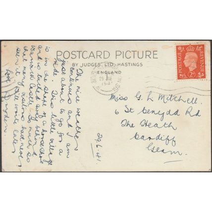 Bridge End, Warwick, Warwickshire, 1941 - Judges RP Postcard