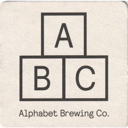 BEER MAT - ALPHABET BREWING CO (MANCHESTER) - (Cat No 001) - (2015)