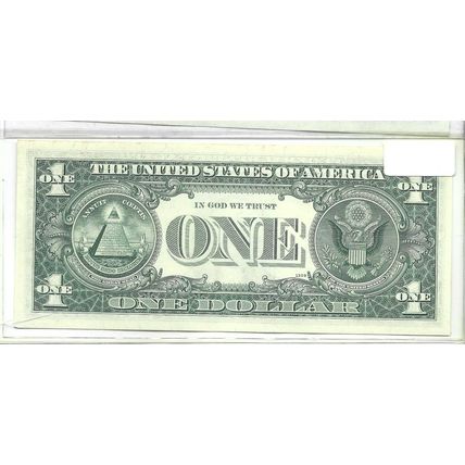 1969-A US Federal Reserve $1.00 Bill Gem UNC