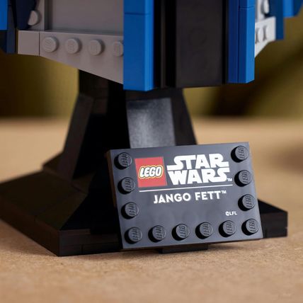 LEGO Star Wars Jango Fett Helmet - DIY Model Kit for Adults 18+ - Collectible Bu
