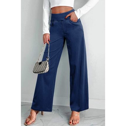 Sail Blue Medium Wash Straight Leg Loose Casual Jeans