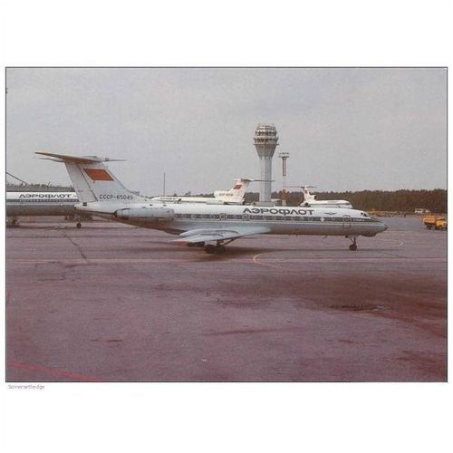 Aeroflot Tupolev TU 134 A Aircraft Postcard (A11598)