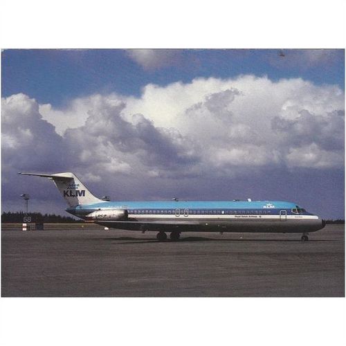 KLM Douglas DC 9 33 RC Aircraft Postcard (A24166)