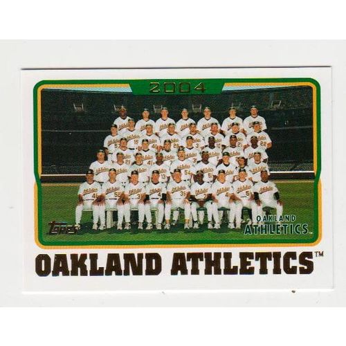 2005 Topps baseball 1 & 2 Oakland Athletics team set- 28 cards-Factory Set Fresh
