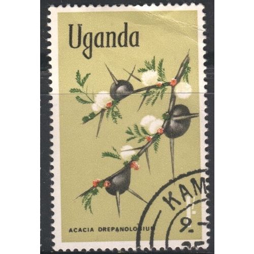 Uganda 1969 - SG140 - 1s multi - "Acacia drepanolobium" - used