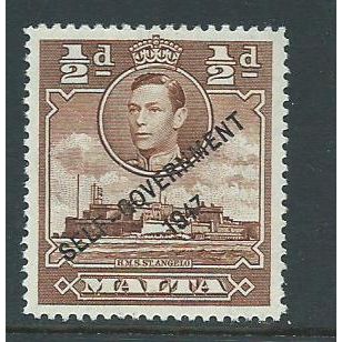 malta stamps sg234 sg 235 self government mnh
