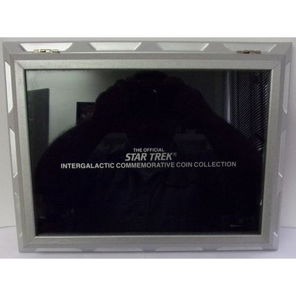 STAR TREK ' INTERGALACTIC COMMEMORATIVE COIN COLLECTION ' DISPLAY CASE (1993)