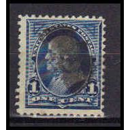 Used 264 1c Benjamin Franklin Barely Clears RA1005