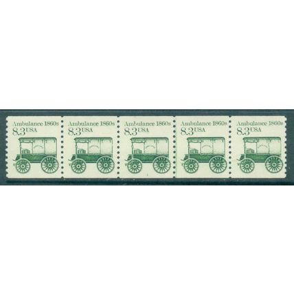 2128 8.3c Ambulance Fine MNH Dry Gum PNC 1/5 R0505