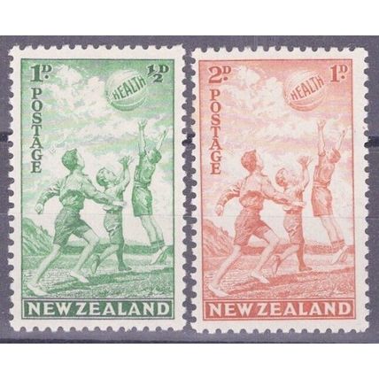 ZAYIX New Zealand B16-B17 MH Semi-Postal Children at Play