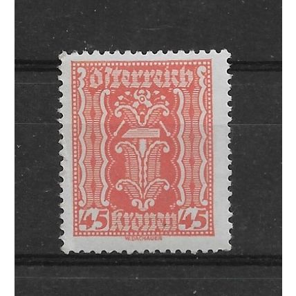 Austria.SG474 45k Pincers and Hammer (Red).Mounted Mint.Aug22b