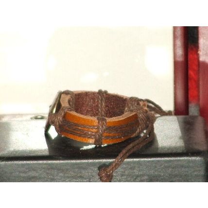 Vintage Style Adjustable Gemini Leather Bracelet