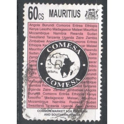 Mauritius stamps 1995 - 60c Common Market For Eastern & Southern Africa