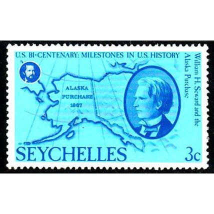 Seychelles 1976 US History 3c MNH Stamp