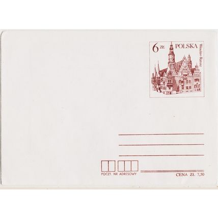 Poland. Prepaid Envelope. 1984 6zt Unused