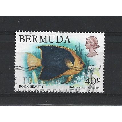 Bermuda.SG398 40c Rock Beauty.Fine Used.Sept23