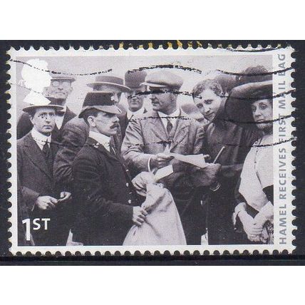 GB 2011 Centenary of First UK Aerial Post - Hamel Receives Mailbag 1st Used