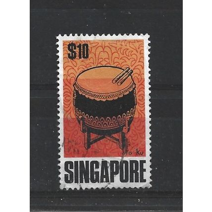 Singapore.SG115 $10 Ta Ku.Fine Used.Jun25