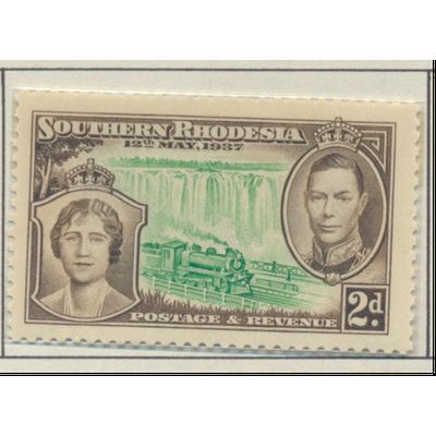 Southern Rhodesia Stamp Scott #39, Mint Never Hinged