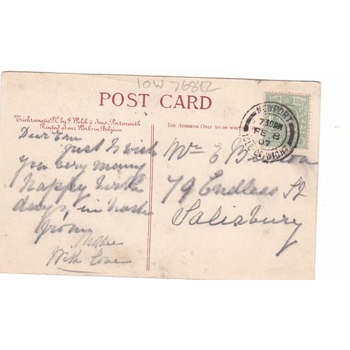 Carisbrooke Village( Happy Returns of the Day) Isle of Wight Postcard (IOW76812